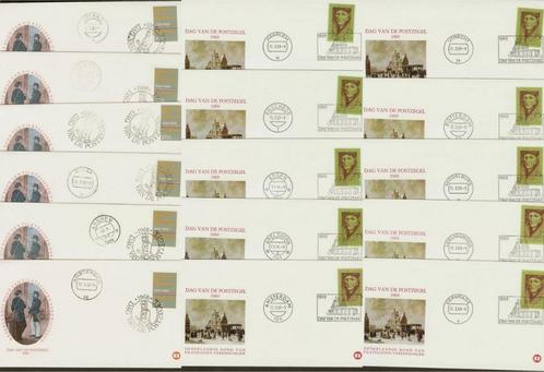 1968-1995 36x Nederland enveloppen Dag van de Postzegel, Postzegels en Munten, Brieven en Enveloppen | Nederland, Envelop, Ophalen of Verzenden