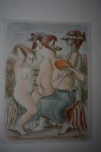 BAADSTERS KEES ANDREA 2 LITHO GESIGNEERD 1947 SP4, Antiek en Kunst, Verzenden