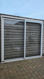 aluminium schuifpui met dubbelglas., Doe-het-zelf en Verbouw, Ophalen, Gebruikt, 225 cm of meer, Aluminium