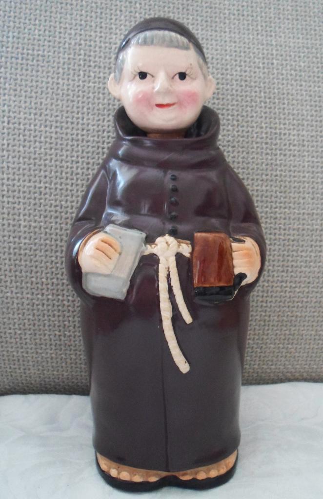 Kruik in de vorm van een Monnik. Mont Saint Michel., Antiek en Kunst, Curiosa en Brocante, Ophalen of Verzenden