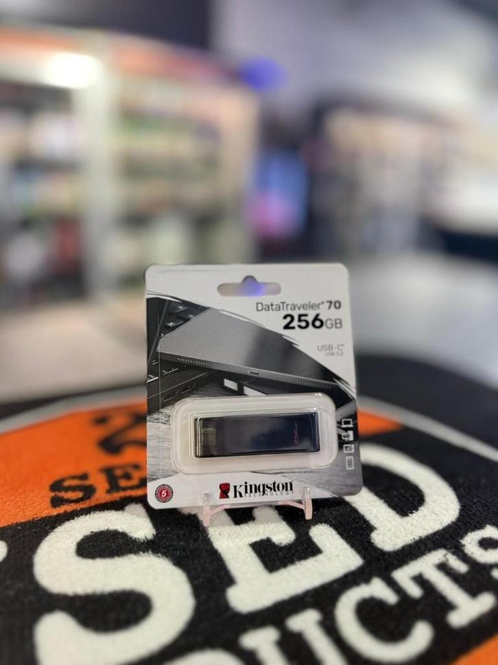 Kingston DataTraveler 70 USB Stick - 256GB (Type-C) | Nieuw, Computers en Software, USB Sticks, Nieuw, 256 GB, Ophalen of Verzenden