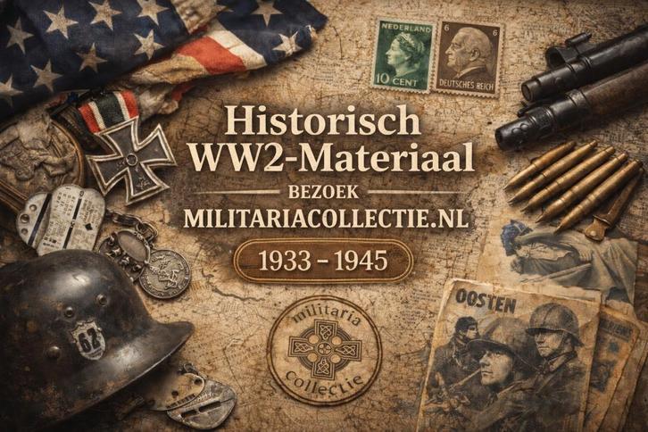 WW2 | militariacollectie, Verzamelen, Militaria | Tweede Wereldoorlog, Landmacht, Overige typen, Nederland, Ophalen of Verzenden
