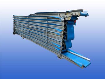 Transportband  eenvoudig op en af te bouwen met RVS frame beschikbaar voor biedingen