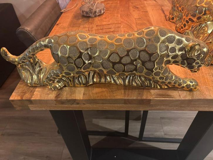 Tijgerbeeld - Dierenbeeld, Tuin en Terras, Tuinbeelden, Zo goed als nieuw, Dierenbeeld, Kunststof, Ophalen of Verzenden