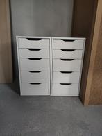 2 Ikea ladekast Alex €50 p.s. 75€ samen + gratis bureaublad, Huis en Inrichting, Kasten | Ladekasten, Ophalen, Minder dan 50 cm