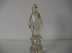 Geslepen massief glas. Beeld van Quan Yin China jaren 1930., Ophalen of Verzenden