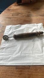 Antieke Meloenlepel met Houten Handvat, Ophalen of Verzenden