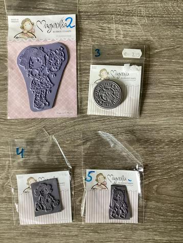 Magnolia Stempels - Nieuw (4 stuks) beschikbaar voor biedingen