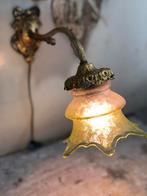 Antiek franse wandlamp/antieke striklamp, Ophalen of Verzenden