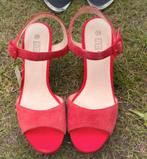 Rode leren Sandalen Hakken Maat 39, Kleding | Dames, Schoenen, Ophalen of Verzenden, Nieuw