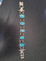 Egyptische Scarabee Armband Zilver, Ophalen of Verzenden, Dames