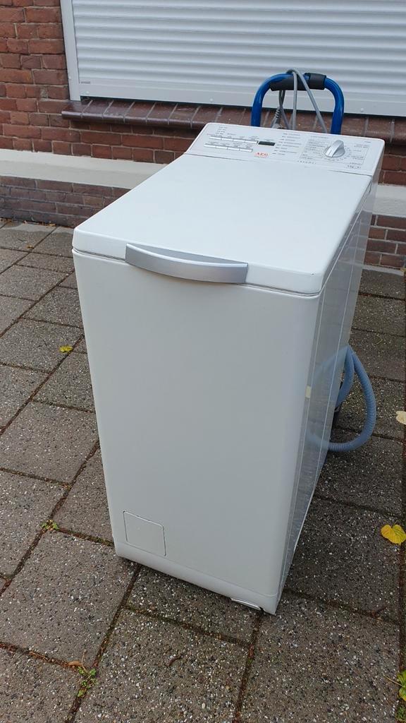 AEG bovenlader wasmachine 40 cm breed Bezorging mogelijk, Witgoed en Apparatuur, Wasmachines, Bovenlader, 6 tot 8 kg, 85 tot 90 cm