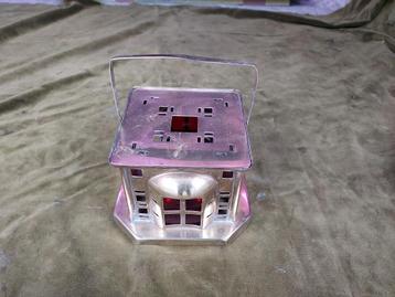 Art Deco koperen theelichtje met oliebrander, ca.1920. beschikbaar voor biedingen