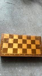 houten inklapbar schaakbord Incompleet set, Hobby en Vrije tijd, Gezelschapsspellen | Bordspellen, Een of twee spelers, Ophalen of Verzenden