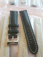 BREITLING horlogeband haaienleer haai leer 24mm 22mm 20mm, Verzenden, Nieuw
