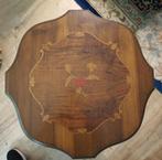 Vintage bijzettafel met bloem jaren 50/60, Ophalen
