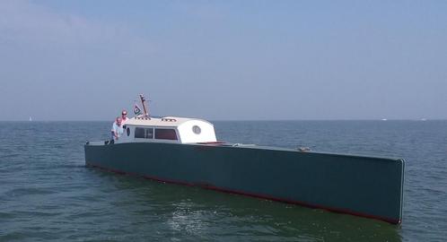 Experimentele Boot, Watersport en Boten, Motorboten en Motorjachten, Gebruikt, Hout, 6 tot 9 meter, Benzine, Binnenboordmotor