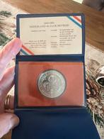Munt (verzilverd) 40 jaar bevrijd (in hoesje)🪙🪙, Ophalen of Verzenden, 1950 tot 1970, Overige typen