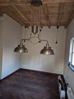 Antieke Hanglamp - messing, Ophalen, 50 tot 75 cm, Zo goed als nieuw, Metaal