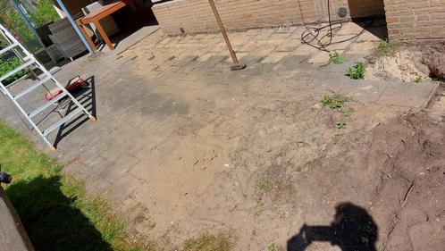 betontegels 60 m2 voor 14 mei ophalen, Tuin en Terras, Tegels en Klinkers, Gebruikt, Terrastegels, Beton, 10 m² of meer, Ophalen