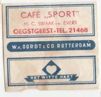 Sport Oegstgeest - M Swaak - v Evert, Verzamelen, Suikerzakjes, Ophalen of Verzenden