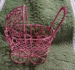 Roze poppenhuis kinderwagen, Ophalen of Verzenden, Poppenhuis