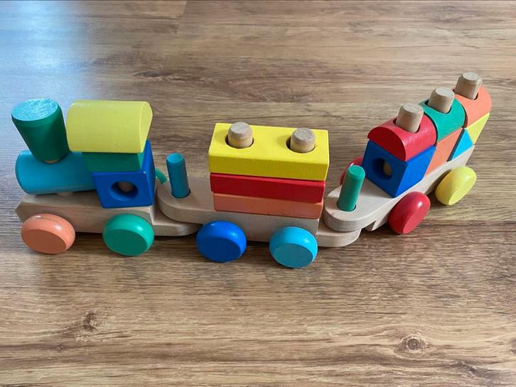 Houten trein Hema, Kinderen en Baby's, Speelgoed | Houten speelgoed, Zo goed als nieuw, Overige typen, Ophalen of Verzenden