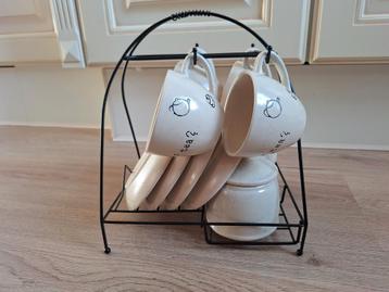 Koffie mandje - 12 delig beschikbaar voor biedingen