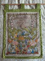 Vintage geborduurd wandkleed 40 x 55, Ophalen of Verzenden