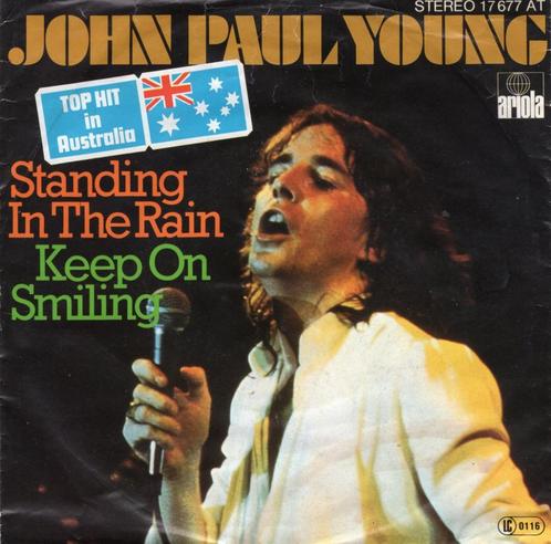 JOHN PAUL YOUNG  -  Standing in the rain, Cd's en Dvd's, Vinyl Singles, Gebruikt, Single, Pop, 7 inch, Ophalen of Verzenden