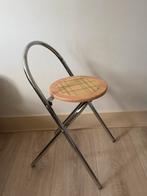 Webbing RVS chroom kruk opklapbaar/inklapbaar nieuw, Ophalen of Verzenden, Nieuw