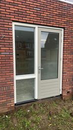 Complete houten pui met deur en raam – nieuw!, Doe-het-zelf en Verbouw, Deuren en Horren, Ophalen, 80 tot 100 cm, 200 tot 215 cm