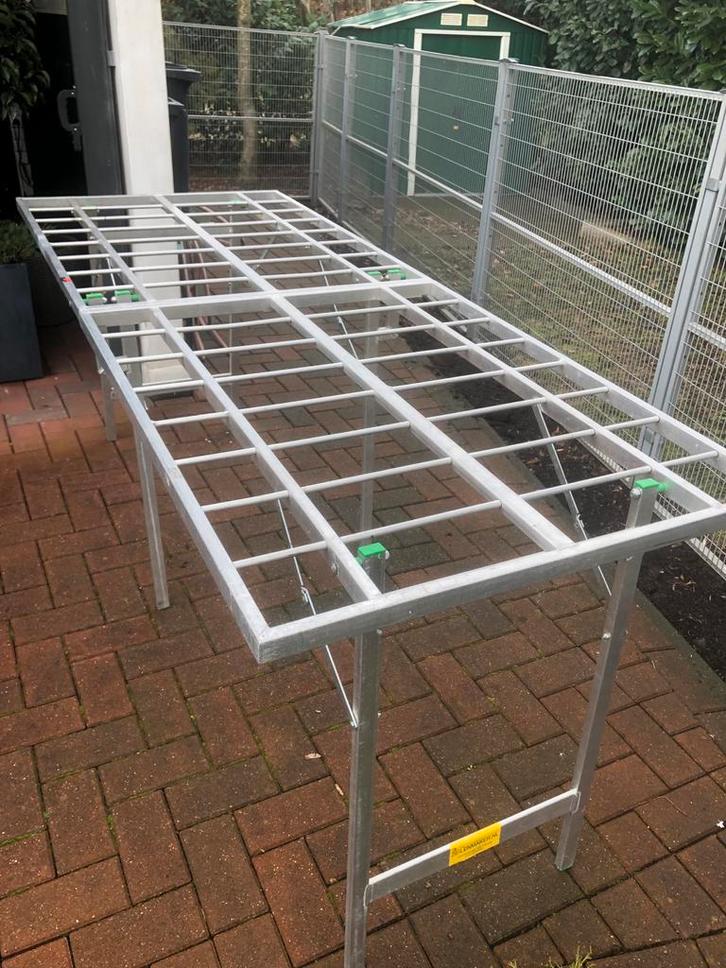 Aluminium Markttafel, Tuin en Terras, Tuinmeubel-accessoires, Zo goed als nieuw, Ophalen of Verzenden