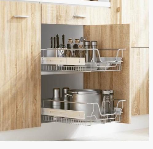 Draadmanden op Rails - 45cm Kast, Huis en Inrichting, Keuken | Keukenelementen, Zo goed als nieuw, Minder dan 100 cm, Minder dan 50 cm