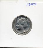 WILHELMINA 1/2 GULDEN 1905  ZILVER, Postzegels en Munten, Munten | Nederland, ½ gulden, Verzenden, Zilver, Koningin Wilhelmina