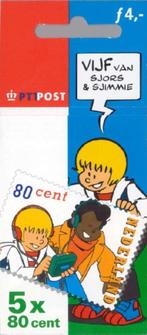 Ned. NVPH PB 62 Vijf van Sjors en Sjimmie 2000, Postzegels en Munten, Postzegels | Nederland, Na 1940, Ophalen of Verzenden, Postfris
