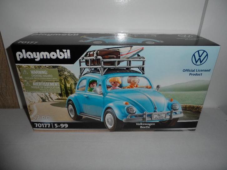 Playmobil 70177 - Volkswagen Beetle Kever (blauw) *Nieuw*, Kinderen en Baby's, Speelgoed | Playmobil, Nieuw, Complete set, Ophalen of Verzenden