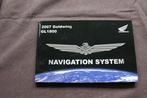 Honda GL1800 Goldwing 2007 Navigation system manual, Motoren, Handleidingen en Instructieboekjes, Ophalen of Verzenden, Honda