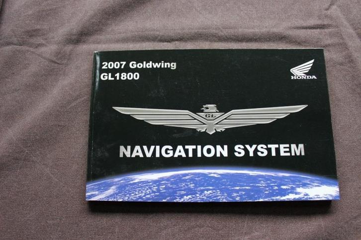 Honda GL1800 Goldwing 2007 Navigation system manual, Motoren, Handleidingen en Instructieboekjes, Honda, Ophalen of Verzenden