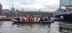 Partyboot in Amsterdam; 50 pax;  Richtprijs: EUR 7.500, Watersport en Boten, Sloepen, 6 meter of meer, Benzine, Staal, Buitenboordmotor