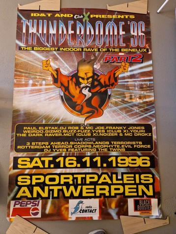 Thunderdome 96 XXL poster - ID&T - 175x116cm - Abri poster beschikbaar voor biedingen
