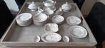 kinderservies wit met roze  Regout? nr 3147, Ophalen
