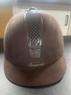 Cap Fouganza bruin, Dieren en Toebehoren, Paardrijkleding, Dressuur, Ophalen of Verzenden, Zo goed als nieuw, Dames