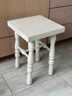 Vintage bijzet tafeltje, Huis en Inrichting, Tafels | Eettafels, 50 tot 100 cm, Rond, Tot twee personen, Ophalen of Verzenden