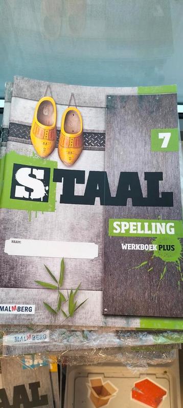 20x Werkboek Staal Spelling Plus groep 7 beschikbaar voor biedingen