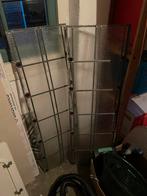 Glas in lood met enige scheuren, Ophalen, Gebruikt