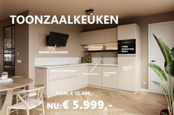 SHOWROOMKEUKEN GREEPLOOS INCL APPARATUUR beschikbaar voor biedingen