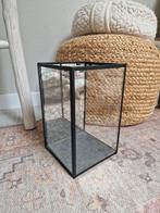 Zwarte Metalen Kandelaar - Weinig Gebruikt, Ophalen