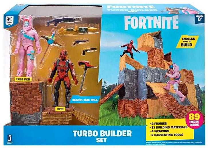 Fortnite Turbo Builder Set (Compleet, Zonder Doos), Kinderen en Baby's, Speelgoed | Actiefiguren, Zo goed als nieuw, Ophalen