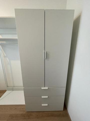 Ikea PLATSA Kledingkast, wit wit/met 3 lades, 80x57x181 cm beschikbaar voor biedingen
